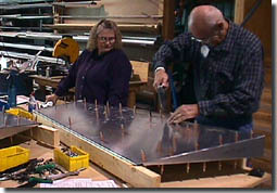 Assembling the Rudder Tail Section
