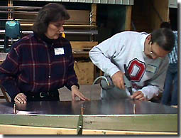 Assembling the Rudder Tail Section