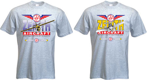 NEW  "20th Anniversary" ZENITH AIRCRAFT T-Shirt
