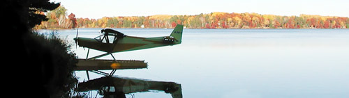 STOL CH 701 on floats...