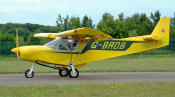 STOL CH 701 with a "Super Silencer" exhaust system 