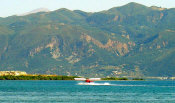 STOL CH 701 Amphib water take-off in beautiful Greece