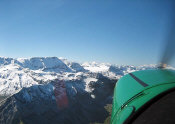 Fredy Hostettler's Swiss STOL CH 701 flying in the Alps