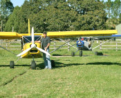 Bruce Carr of Australia with his STOL CH 701