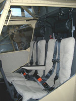 Custom arm rest in the STOL CH 701