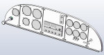 Custom CAD instrument panel