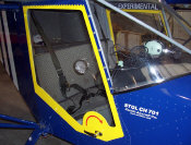 The STOL CH 701's new bubble door (option kit)