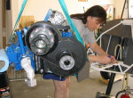 Installing the custom Suzuki 1.3 engine to the Zenith 701