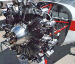 Custom Rotec radial engine installation