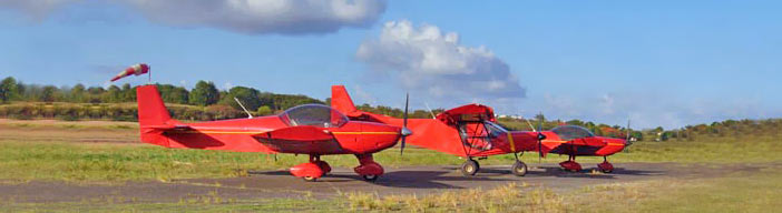 STOL CH 701 trainer, between Zodiac XL trainers