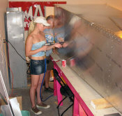 Riveting the STOL CH 701 fuselage assembly