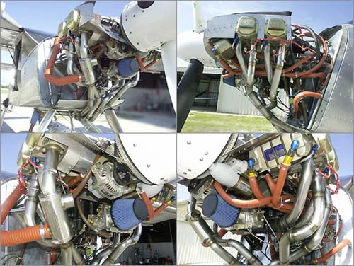 Superior XP 360 engine installation on the STOL CH 801