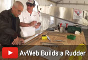 AvWeb builds a Zenith rudder at Sebring