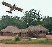 Flight Around Ghana