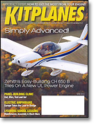 KITPLANES magazine, cover story, June 2012