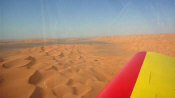 Desert flight in Libya
